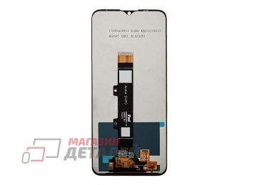 Дисплей (экран) в сборе с тачскрином для Motorola E20 черный