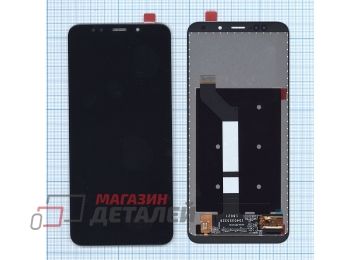 Дисплей (экран) в сборе с тачскрином для Xiaomi Redmi 5 Plus черный