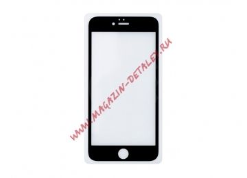 Защитное стекло для iPhone 6 Plus, 6S Plus черное 3D (King Fire)