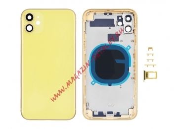 Корпус для iPhone 11 european version желтый (HC)