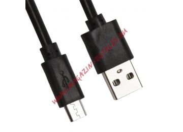 USB кабель LP Micro USB 3 метра, черный, коробка