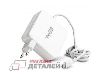 Блок питания (сетевой адаптер) TopON TOP-HP100QW для ноутбука HP 5-20V 5A 100W Type-C Quick Charge 3.0 белый в розетку