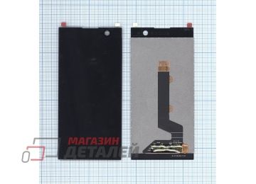 Дисплей (экран) в сборе с тачскрином для Sony Xperia XA2 черный