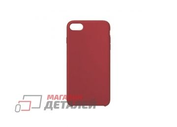 Чехол для iPhone 7, 8 (4.7) Silicone Case красный
