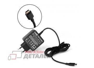 Универсальный блок питания (сетевой адаптер) TopON TOP-UC45W 5-20V 2.25A 45W Type-C Quick Charge 3.0 черный в розетку