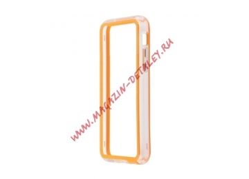 Чехол (бампер) ACQUA для Apple iPhone 5C оранжевый
