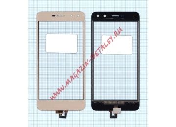 Сенсорное стекло (тачскрин) для Huawei Y5 2017 золотое