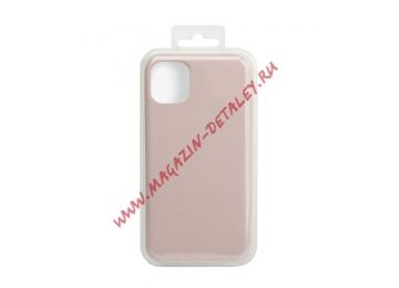Силиконовый чехол для iPhone 11 Pro Max "Silicon Case" (пыльно-розовый)