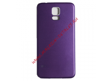Задняя крышка аккумулятора для Samsung Galaxy S5 G900 фиолетовая матовая
