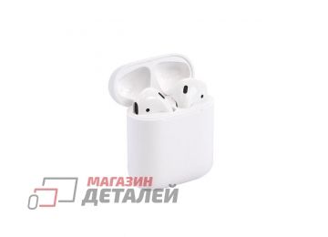 Bluetooth гарнитура для iPhone с зарядным боксом без упаковки (белая)