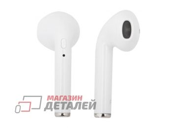 Bluetooth гарнитура Air Plus для iPhone с зарядным боксом (белая)