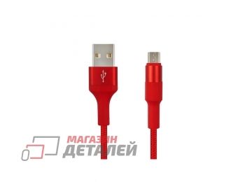 Кабель USB HOCO (X26) microUSB Xpress 1 м (красный)