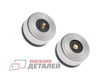 Магнитный разъем питания 12V 5A (круглая головка) комплект "мама"+"папа"