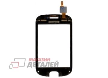 Сенсорное стекло (тачскрин) для Samsung Galaxy Fit S5670 черное