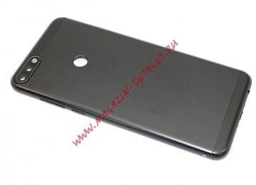 Задняя крышка аккумулятора для Huawei Honor 7С Pro LND-L29 черная