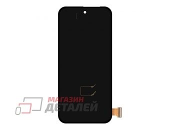 Дисплей (экран) в сборе с тачскрином для Google Pixel 9 черный (Premium LCD)