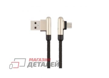 Кабель USB VIXION (K14m) microUSB 1м (черный, золото)