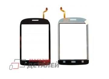 Сенсорное стекло (тачскрин) для Huawei Ascend U8110, MTC Android темный хром