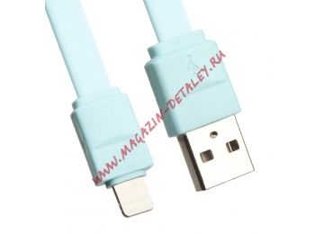 USB Дата-кабель Stable and Faster для Apple 8 pin 20 см. бирюзовый