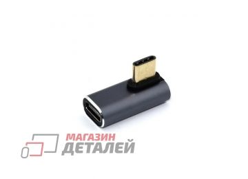 Переходник USB 4 Type C (f)-(m) угловой тип 1