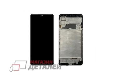 Дисплей (экран) в сборе с тачскрином для Samsung Galaxy M22 SM-M225FV/DS черный (OLED)