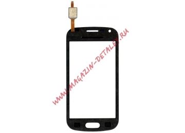 Сенсорное стекло (тачскрин) для Samsung Galaxy S Duos S7562 / Galaxy Ace S7560m черное