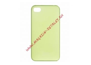 Защитная крышка HOCO Thin series protective case для Apple iPhone 4, 4S зеленая