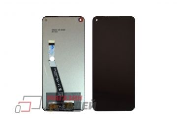 Дисплей (экран) в сборе с тачскрином для Xiaomi Redmi Note 9, Redmi 10X 4G черный