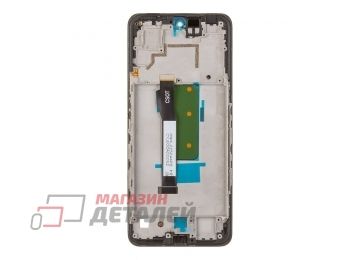 Дисплей (экран) в сборе с тачскрином для Xiaomi POCO X4 GT черный с рамкой (Premium LCD)