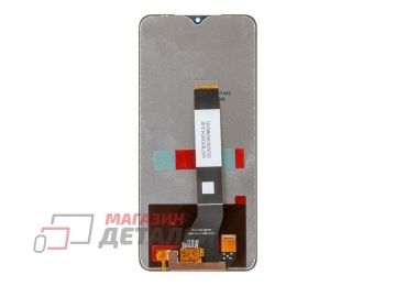 Дисплей (экран) в сборе с тачскрином для Xiaomi Redmi 9T, POCO M3 (M2010J19CG, M2010J19S) черный