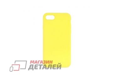 Чехол для iPhone 7, 8 (4.7) Silicone Case желтый