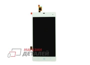 Дисплей (экран) в сборе с тачскрином для ZTE Blade A476 белый