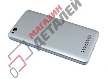 Задняя крышка аккумулятора для Xiaomi Redmi 4A серебристая