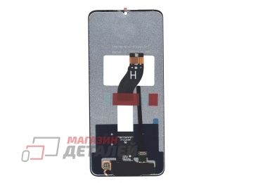 Дисплей (экран) в сборе с тачскрином для Xiaomi Redmi 13C 4G (23100RN82L) черный