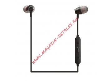 Bluetooth гарнитура inkax HP-16 вставная/металл/стерео (черная)