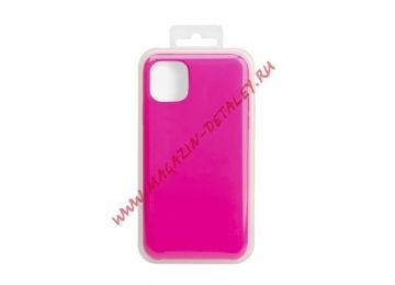 Силиконовый чехол для iPhone 11 Pro Max "Silicon Case" (ярко-розовый)