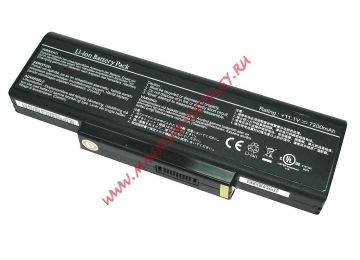 Аккумулятор A33-F3 для ноутбука Asus A9 11.1V 7200mAh черный Premium