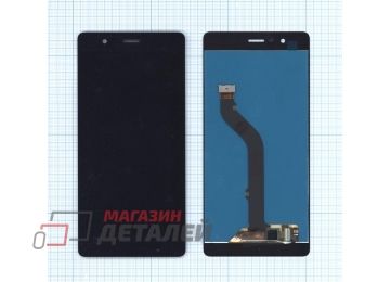 Дисплей (экран) в сборе с тачскрином для Huawei G9 черный