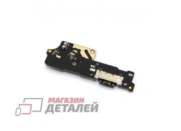 Нижняя плата (шлейф) с разъемом зарядки и микрофоном для Xiaomi Poco C40 (220333QPG)