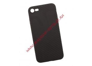 Защитная крышка HOCO Ultra thin series carbon fiber PP cover для Apple iPhone 8, 7 черный