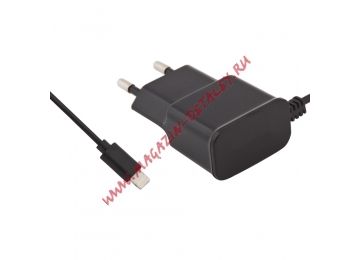 Зарядное устройство для Apple 8 pin 1 А черное коробка LP