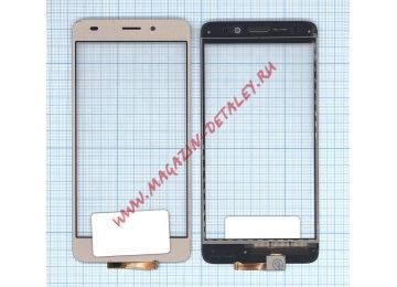 Сенсорное стекло (тачскрин) для Huawei Honor 5C (NEM-L51) / Honor 7 Lite (золото)