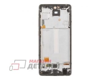 Дисплей (экран) в сборе с тачскрином для Samsung Galaxy A52 , A52s, A52 5G SM-A525 черный с рамкой (Incell)