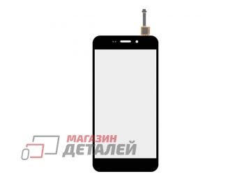 Стекло + тачскрин + OCA плёнка для переклейки Huawei Honor 6C (черное)