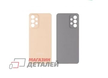 Задняя крышка аккумулятора для Samsung Galaxy A23 SM-A236 (персиковая)