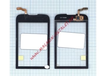 Сенсорное стекло (тачскрин) для Huawei U8230 черное