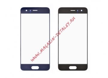 Стекло для переклейки Huawei Honor 9/9 Premium (STF-L09) + OCA (синий)