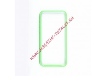 Чехол (бампер) LF для Apple iPhone 5C зеленый