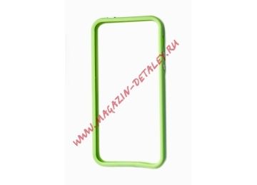 Чехол (бампер) для Apple iPhone 5, 5s, SE зеленый