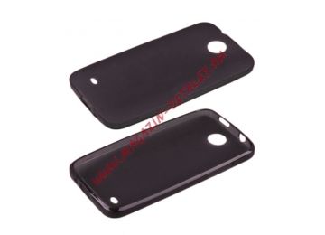 Силиконовый чехол для HTC Desire 300 TPU Case черный матовый